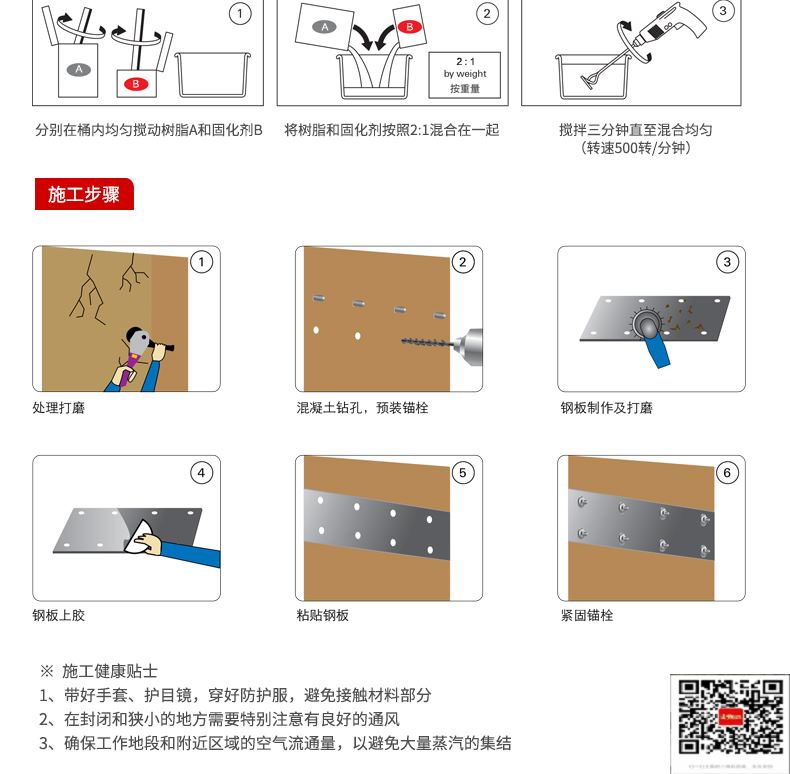 包钢峡江粘钢加固施工过程